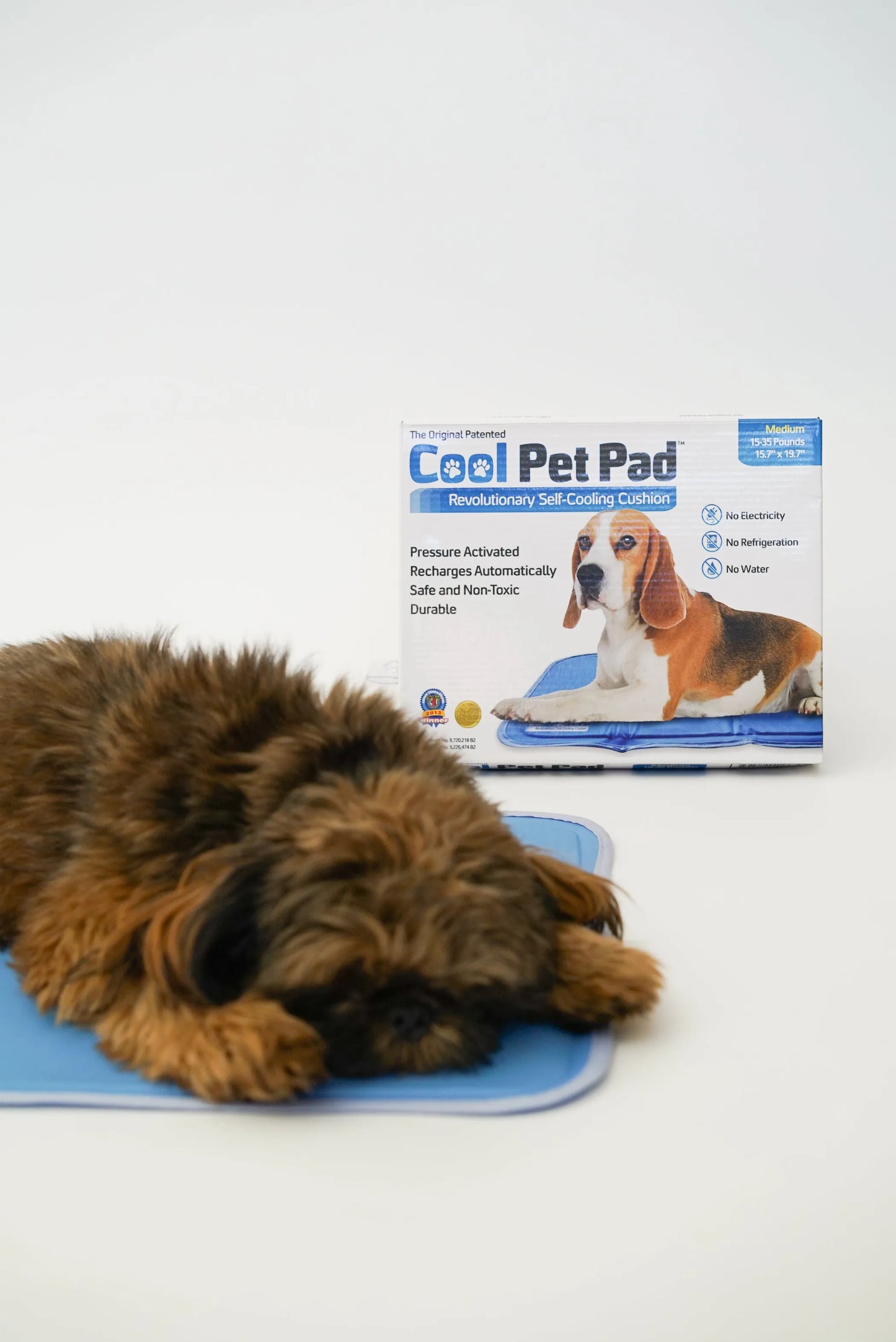Cool Pet Pad – Pressure-Activated Cooling Mat for Dogs & Cats (No Water, No Electricity)